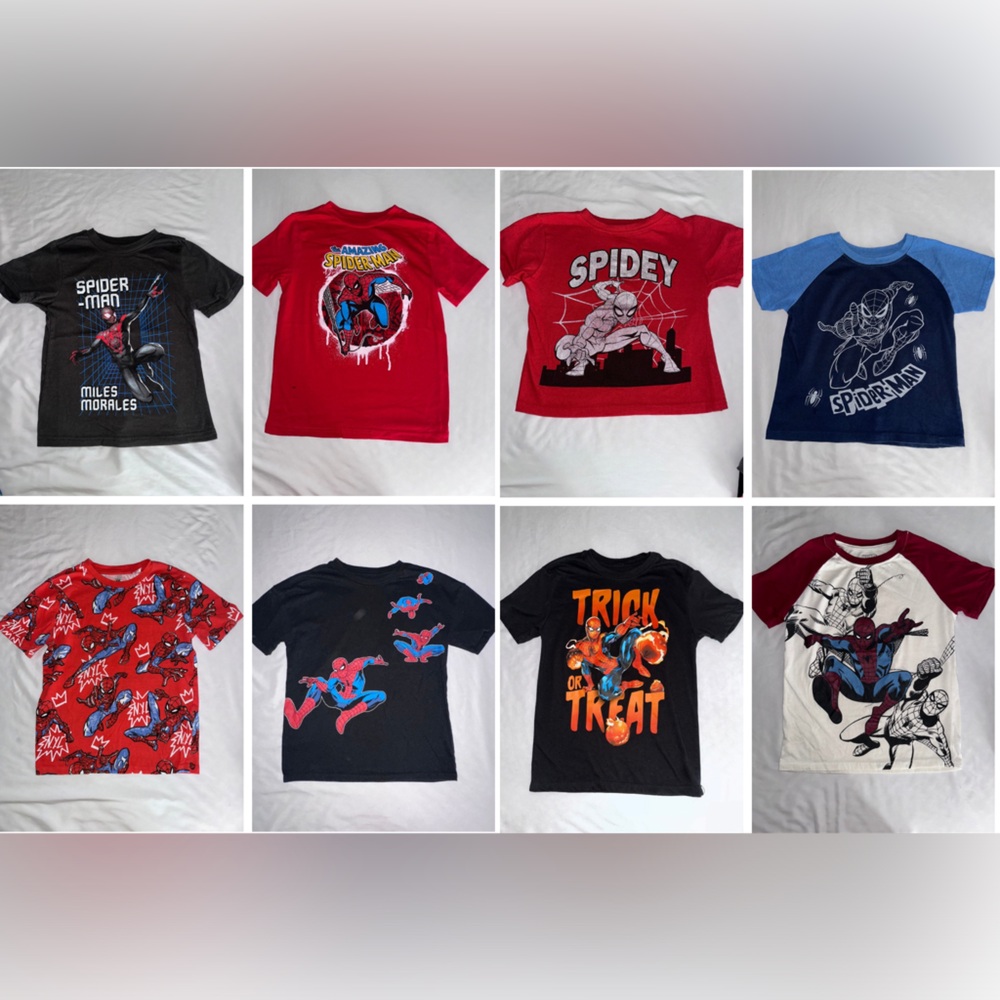 8 Spider-Man shirts